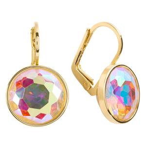 Athra 14kt. Gold over Brass Round Drop Earrings