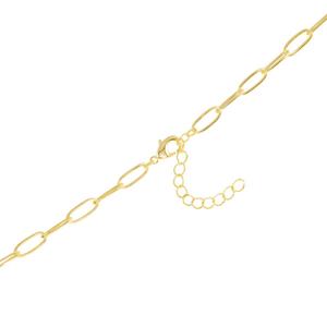Athra 14kt. Gold over Brass Chain Heart Charms Pendant Necklace alternate view
