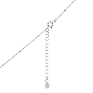 Athra 16in. Silver Plated Seashell Pendant Necklace alternate view