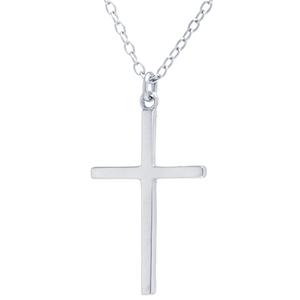 Sterling Silver Cross Pendant Necklace