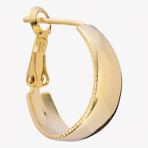 Athra 14kt. Gold over Brass 15mm Oval Hoop Earrings alternate view
