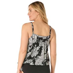 Womens Beach House Coastal Bloom Audrey Tankini Swim Top alternate view