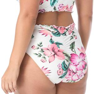 Womens CoCo Reef Crescent Spiced Tropical Bikini Swim Bottoms alternate view