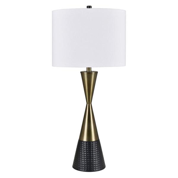 Crestview Collection Black & Gold Metal Table Lamp