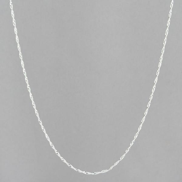 Design Collection Silver-Plated Single-Chain Necklace