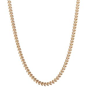 Design Collection 18in. Gold-Tone Fishbone Link Chain Necklace