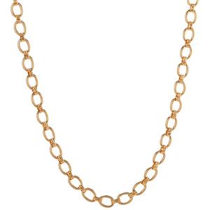 Design Collection 18in. Gold-Tone Double Round Link Necklace