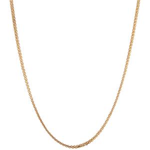 Design Collection 24in. Round Link Gold-Tone Necklace