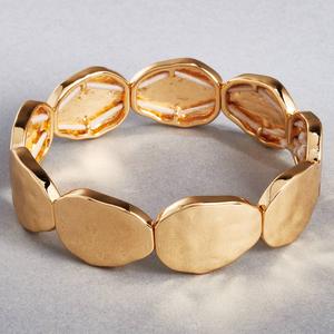 Design Collection Gold-Tone Large Disc Bracelet