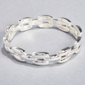 Design Collection Silver-Plated Link Bracelet
