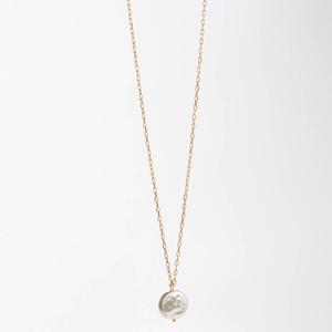 Design Collection Gold-Tone Glass/Pearl Pendant Necklace