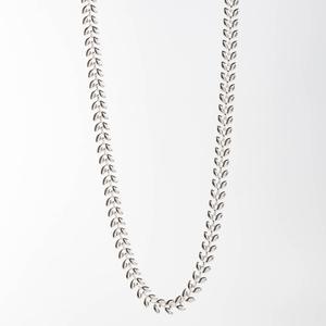 Design Collection Silver-Tone Wheat Chain Necklace