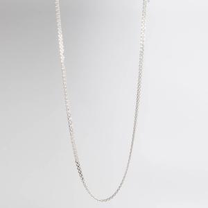 Design Collection Silver-Tone Round Link Chain Necklace