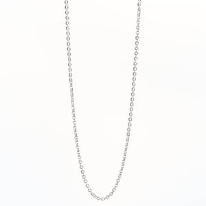 Design Collection Silver-Plated 18in. Circle Loop Necklace