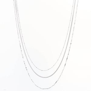 Design Collection Silver-Plated 18in. Multi-Strand Necklace