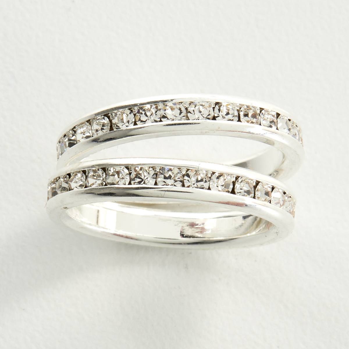 Ashley Cooper(tm) Silver Eternity Band Ring Set