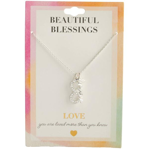 Beautiful Blessings Silver Forever Infinity Pendant