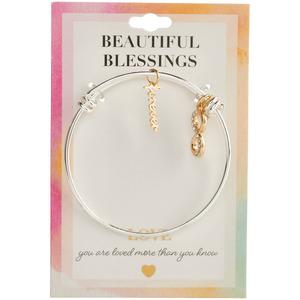 Beautiful Blessings Silver Forever Infinity Charm Bracelet
