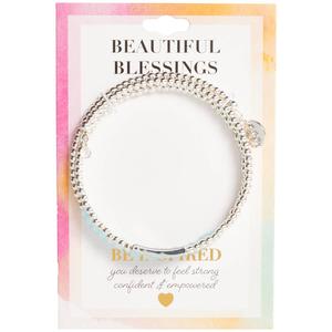 Beautiful Blessings You Got This Coil Bead Bracelet
