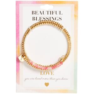 Beautiful Blessings Love Beaded Coil Bracelet