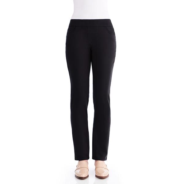 Plus Size Napa Valley Cotton Super Stretch Pull on Pants-Short