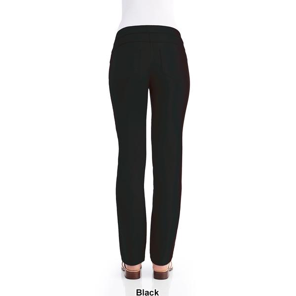 Plus Size Napa Valley Cotton Super Stretch Pull on Pants-Short alternate view