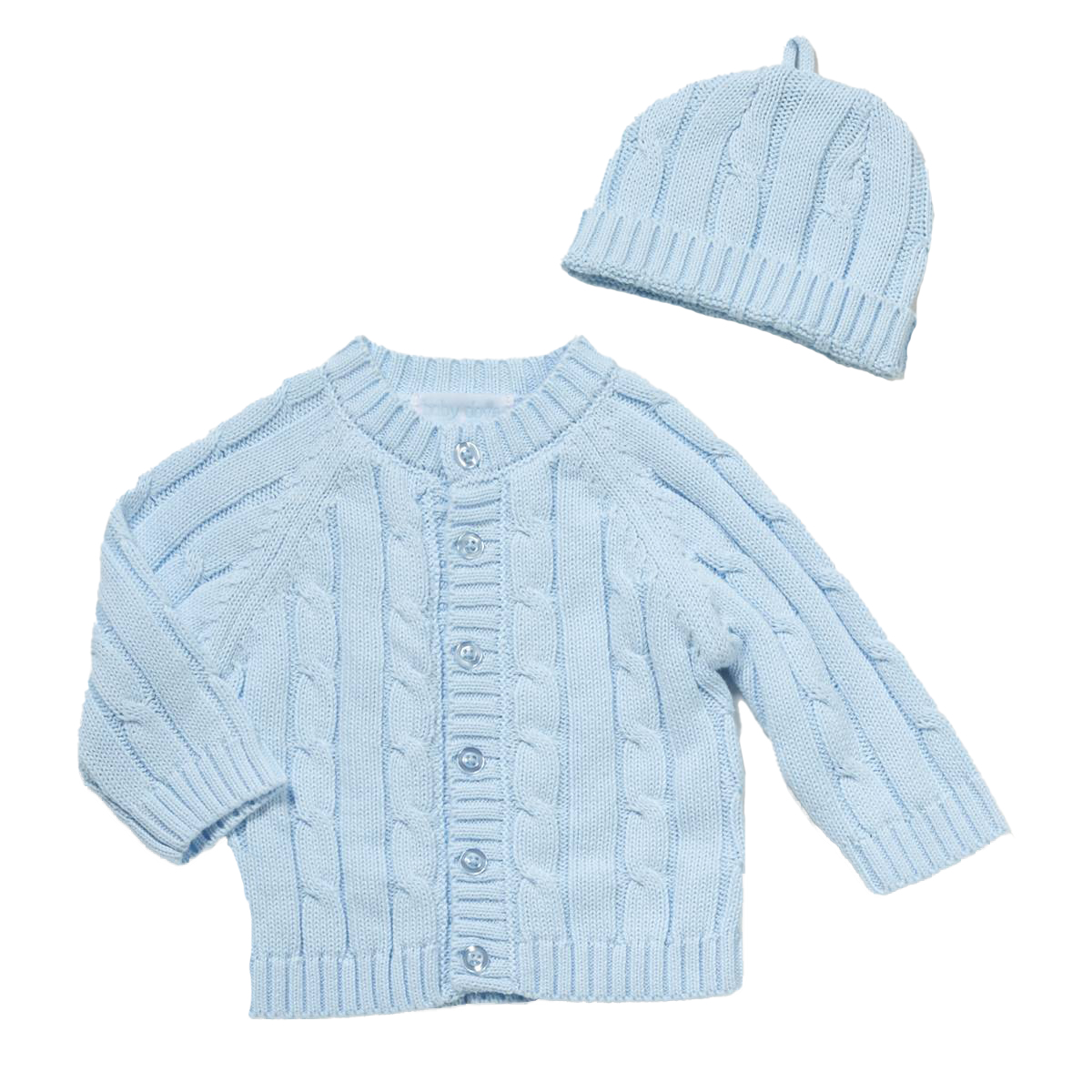 Baby Boy (NB-6M) Baby Dove Cozy Knit Sweater W/Hat