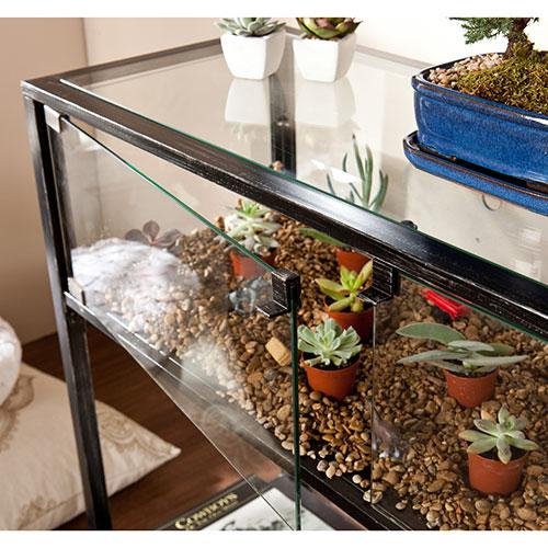 Southern Enterprises Terrarium Display Console Table alternate view
