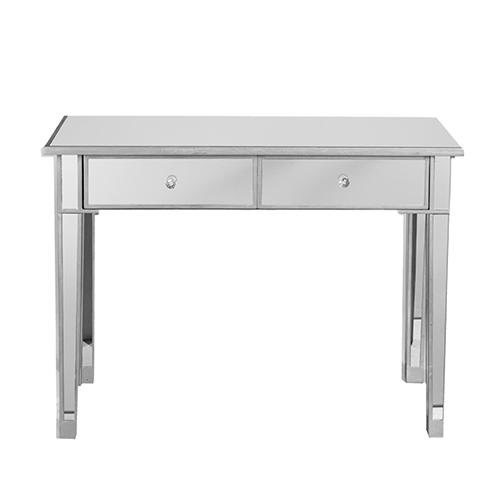 Southern Enterprises Mirage Mirrored 2 Drawer Console Table alternate view