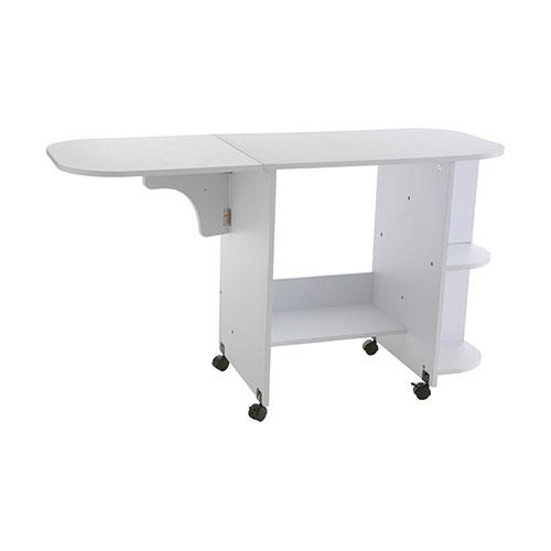 Southern Enterprises White Folding Sewing Table alternate view