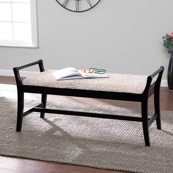 Southern Enterprises Kellworth Water Hyacinth Bench