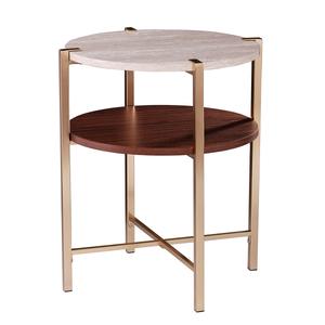 Southern Enterprises Ardmillian Faux Marble End Table alternate view