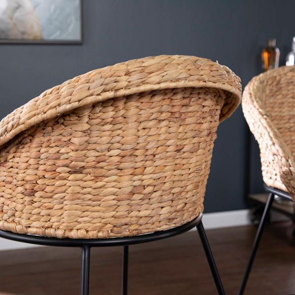 Southern Enterprises 2pc. Landrine Water Hyacinth Counter Stools alternate view