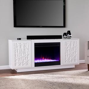 Southern Enterprises Delgrave Color Changing Fireplace