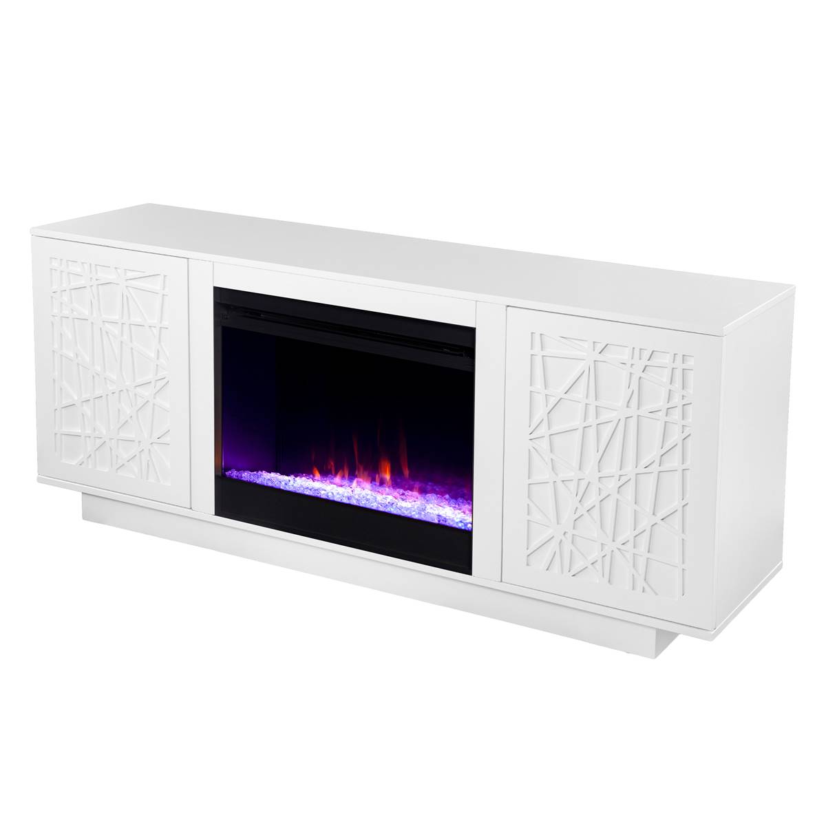 Southern Enterprises Delgrave Color Changing Fireplace