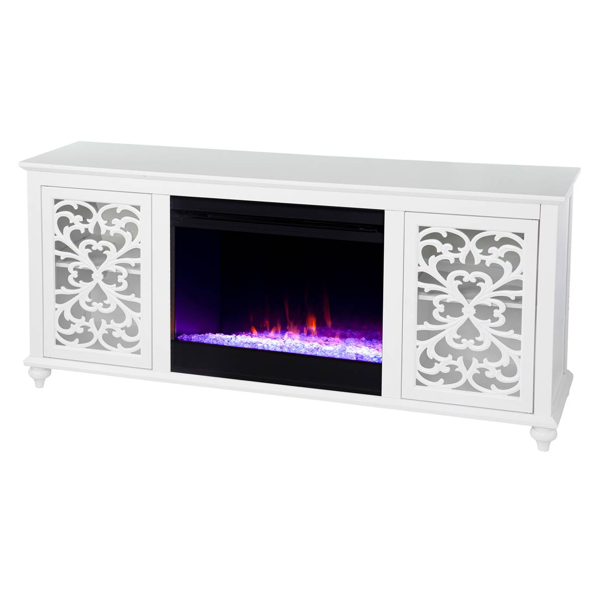 Southern Enterprises Maldina Color Changing Fireplace