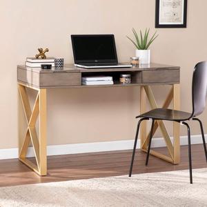 Southern Enterprises Bardmont Two-Tone Desk w/ Storage