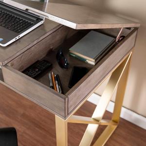 Southern Enterprises Bardmont Two-Tone Desk w/ Storage alternate view
