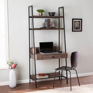 Southern Enterprises Lizvan Industrial Ladder Desk w/ Storage