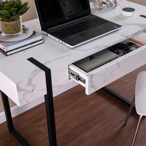 Southern Enterprises Rangley Modern Faux Marble Desk alternate view