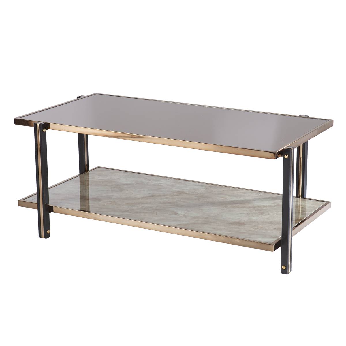 Southern Enterprises Thornsett Coffee Table W/ Mirrored Top