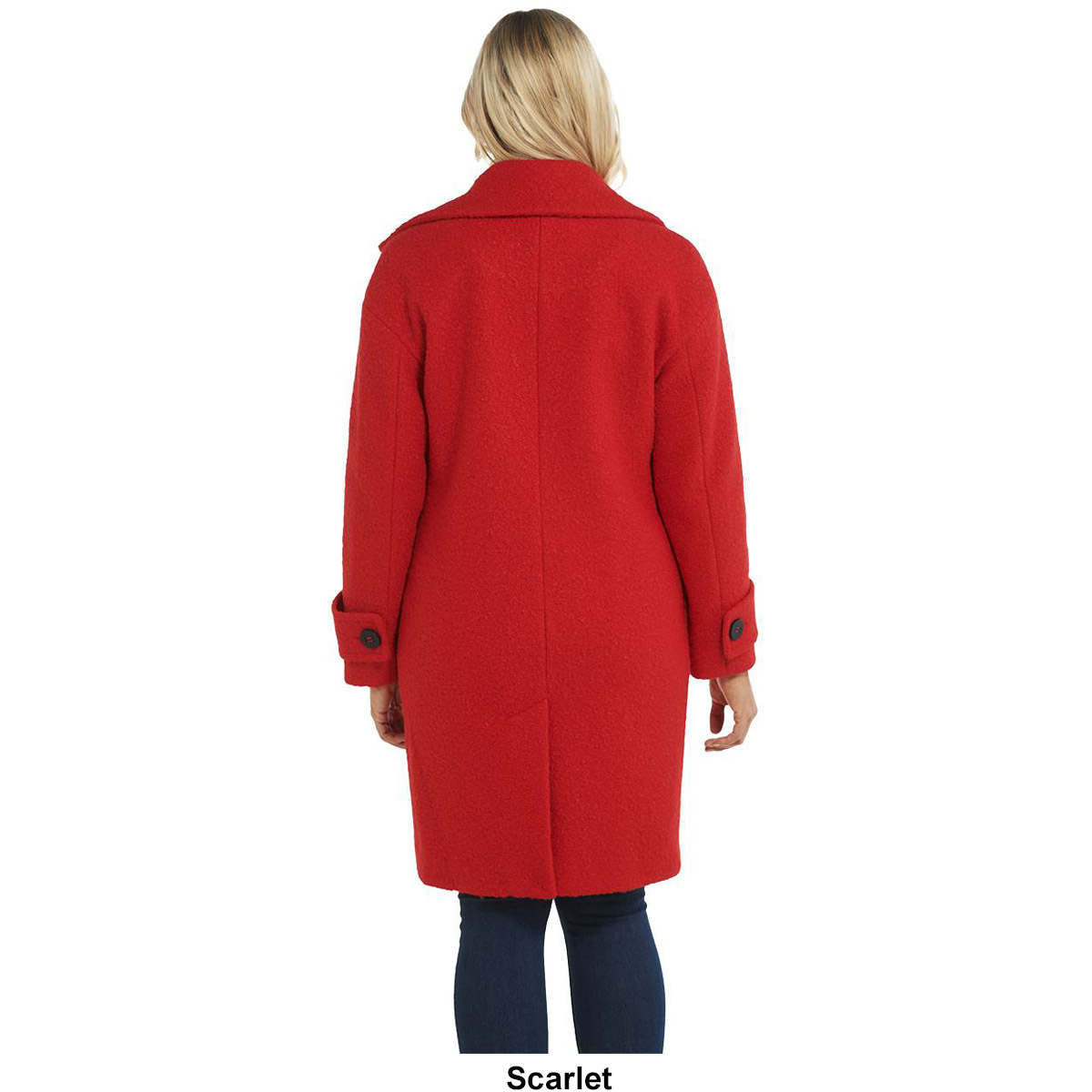 Womens BCBG 37in. Double Breasted Wool Coat