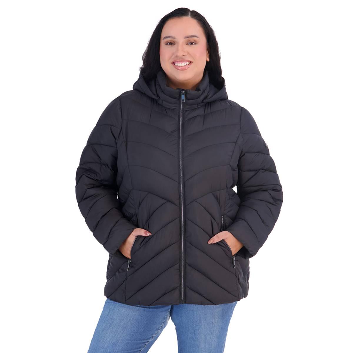 Plus Size Calvin Klein Stretch Packable Jacket
