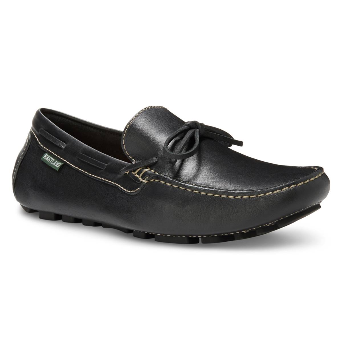 Mens Eastland Dustin Laced Collar Driving Moc Loafers