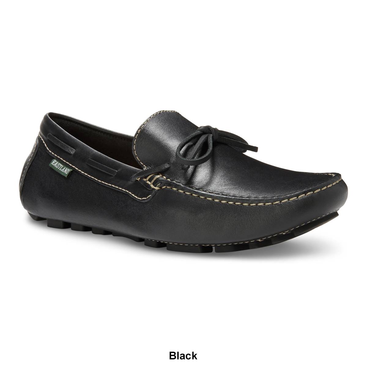 Mens Eastland Dustin Laced Collar Driving Moc Loafers