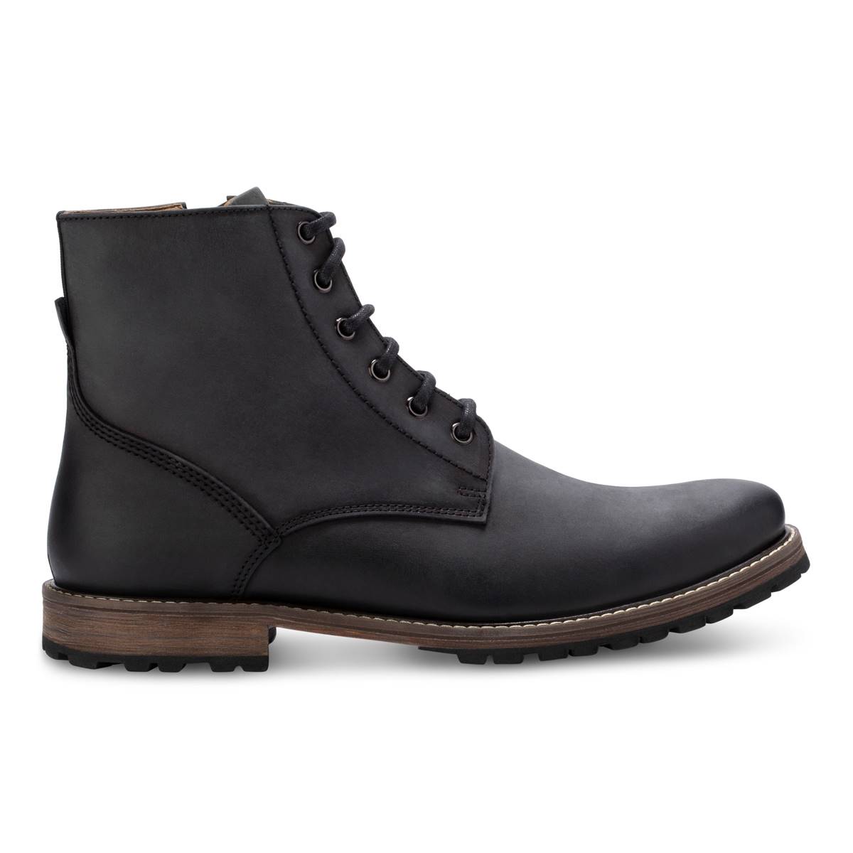 Mens Eastland Hoyt Plain Toe Zipper Ankle Boots