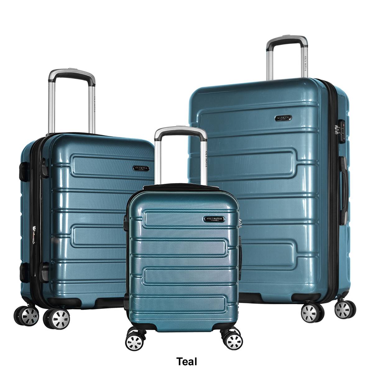 Olympia USA Nema 3pc. Expandable Hardside Spinner Set