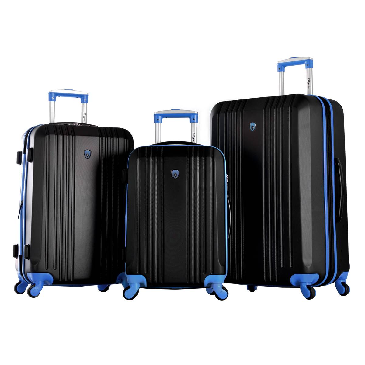 Olympia USA Apache II 3pc. Expandable Hardside Spinner Set