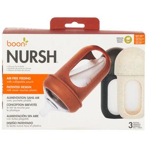 Baby Unisex Boon(R) NURSH(R) 8oz. Speckle Silicone Pouch Bottles