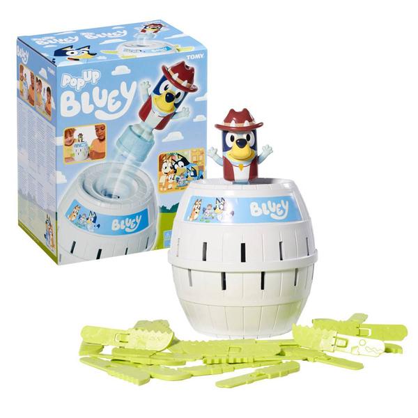 TOMYs Classic Pop Up Pirate game: Pop Up Bluey